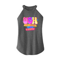 Womens X-Small Grey Rocker Tank Top