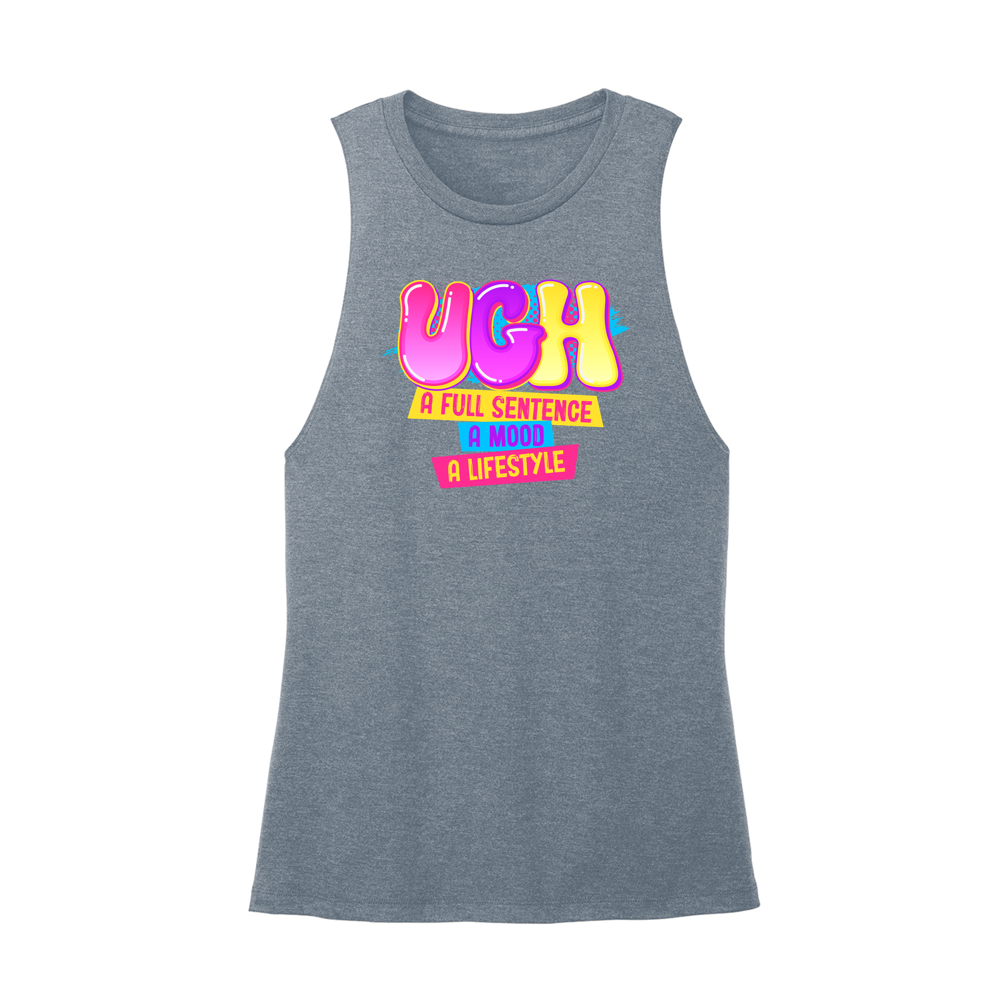 Womens X-Small Teal Muscle Tank