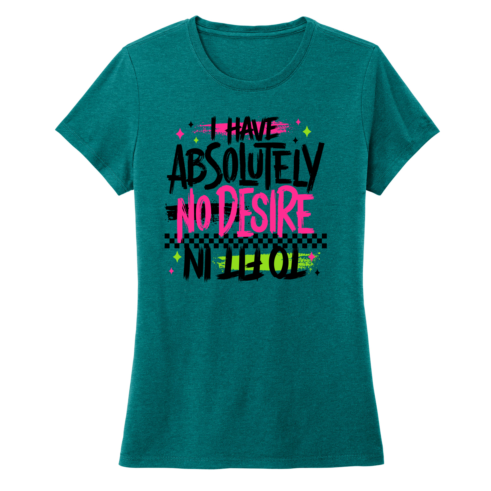Womens X-Small Teal Style_T-Shirt