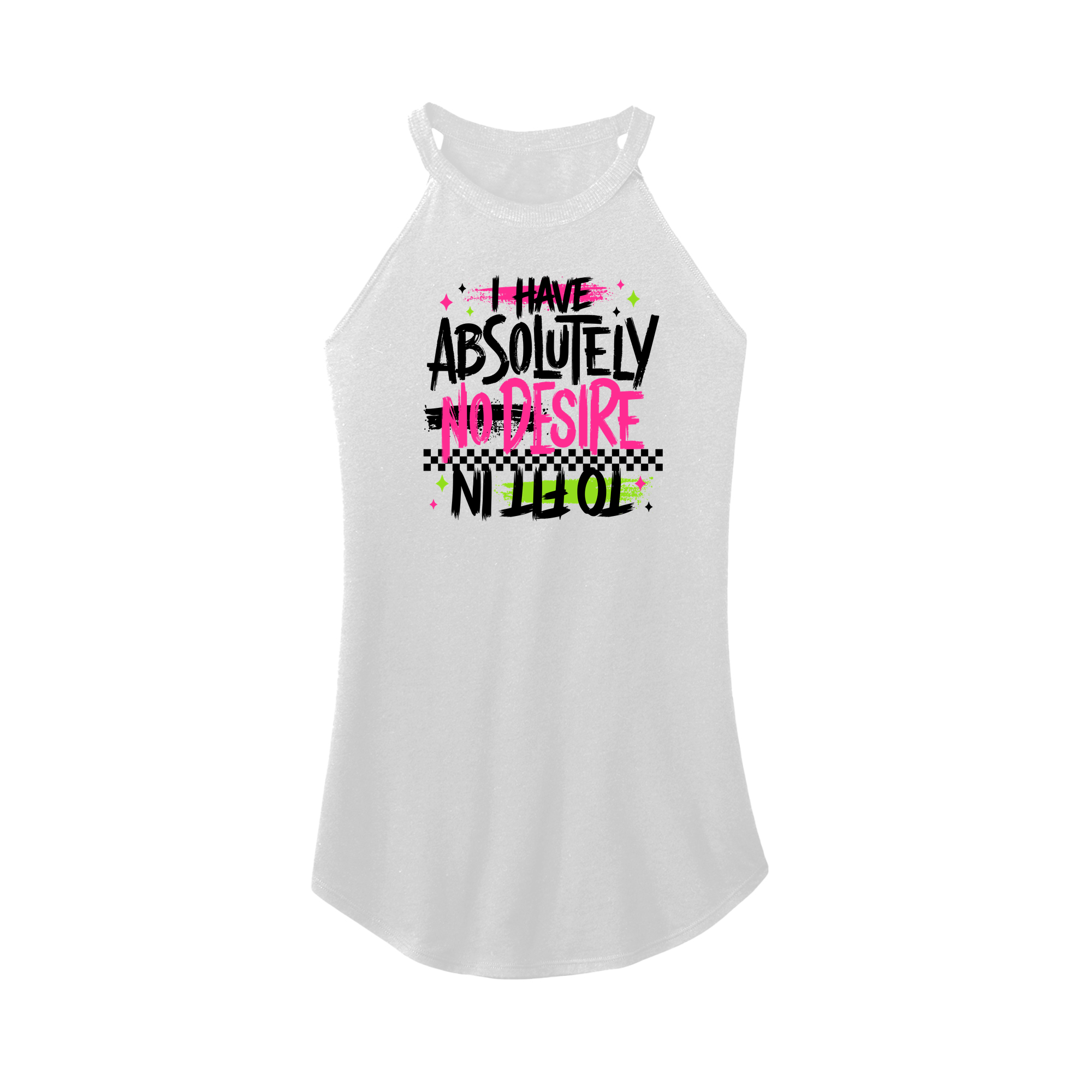 Womens X-Small White Tank Top