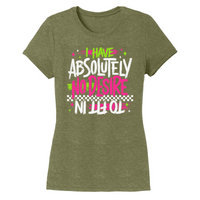 Womens X-Small Military Green Style_T-Shirt