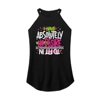 Womens X-Small Black Rocker Tank Top