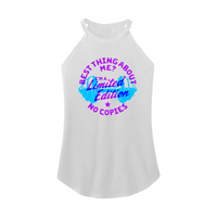 Womens X-Small White Rocker Tank Top
