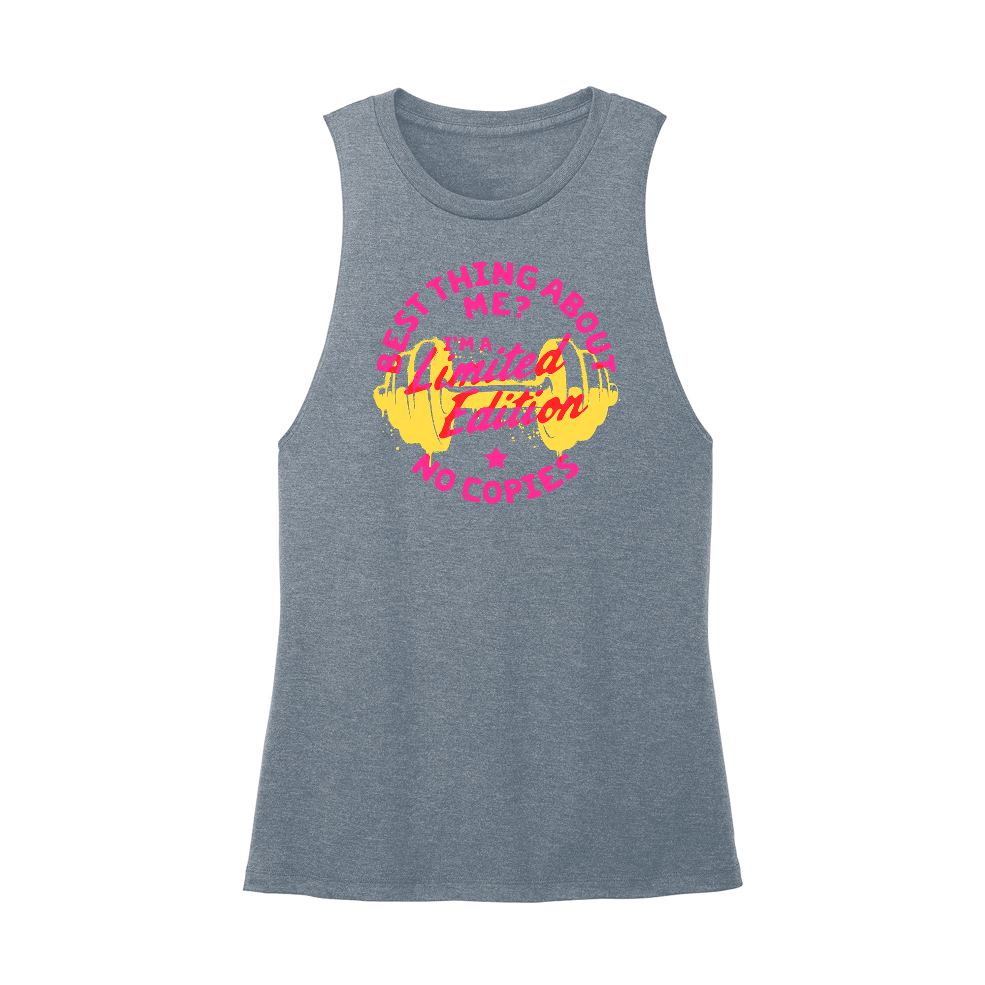 Womens X-Small Teal Muscle Tank