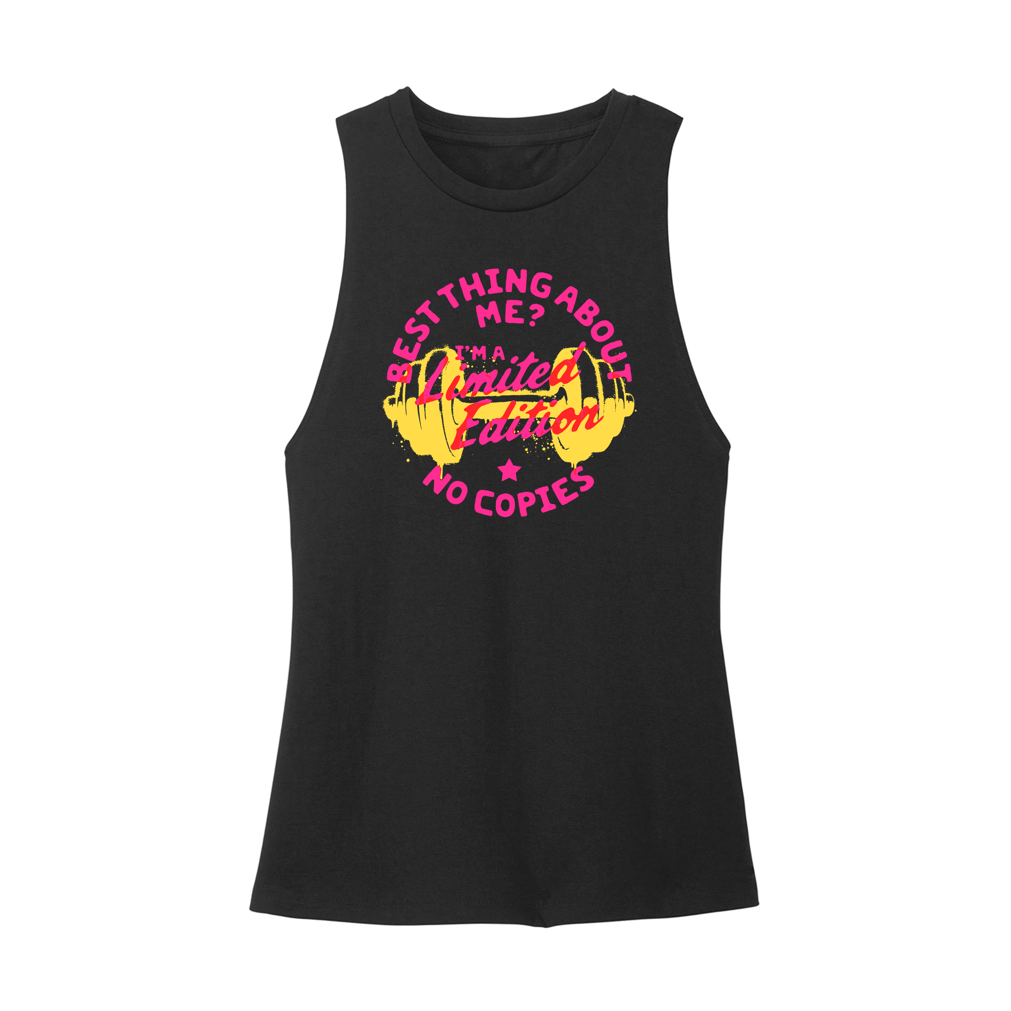 Womens X-Small Black Muscle Tank