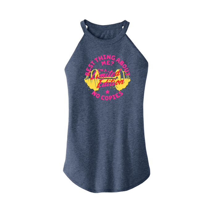 Womens X-Small Navy Heather Tank Top