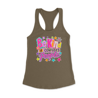Womens X-Small Military Green Style_Tank Top