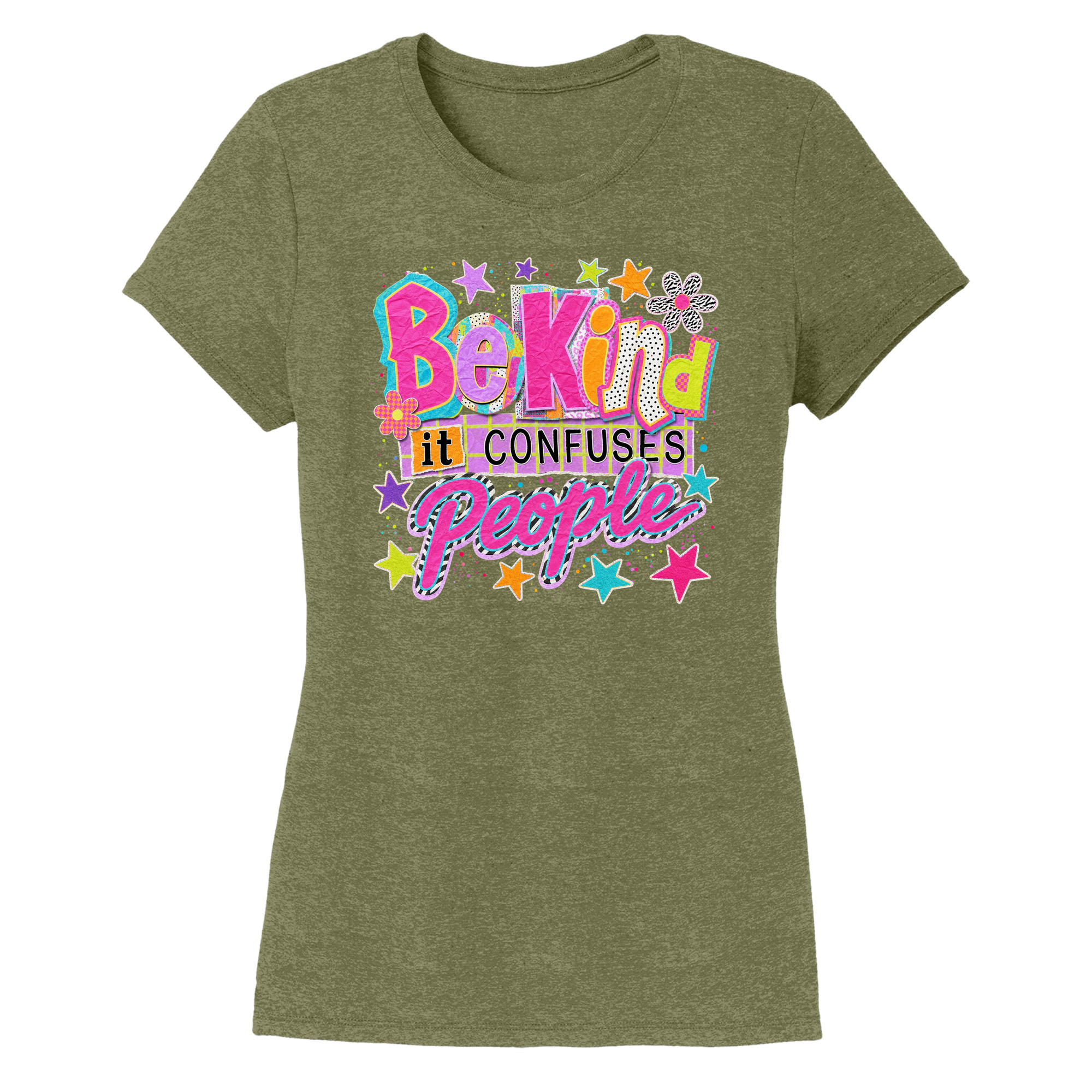 Womens X-Small Military Green Style_T-Shirt