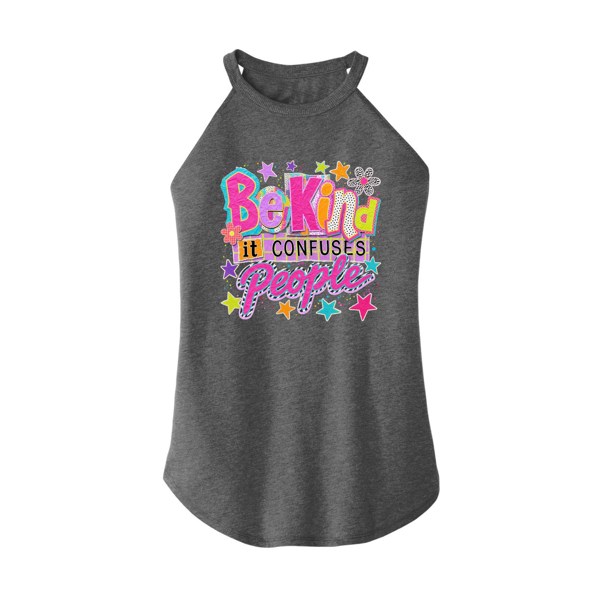 Womens X-Small Grey Rocker Tank Top