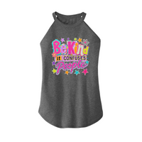 Womens X-Small Grey Rocker Tank Top