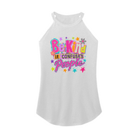 Womens X-Small White Rocker Tank Top
