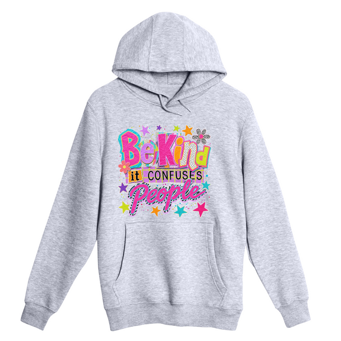 Unisex Small Heather Gray Pullover Hooded Sweatshirt