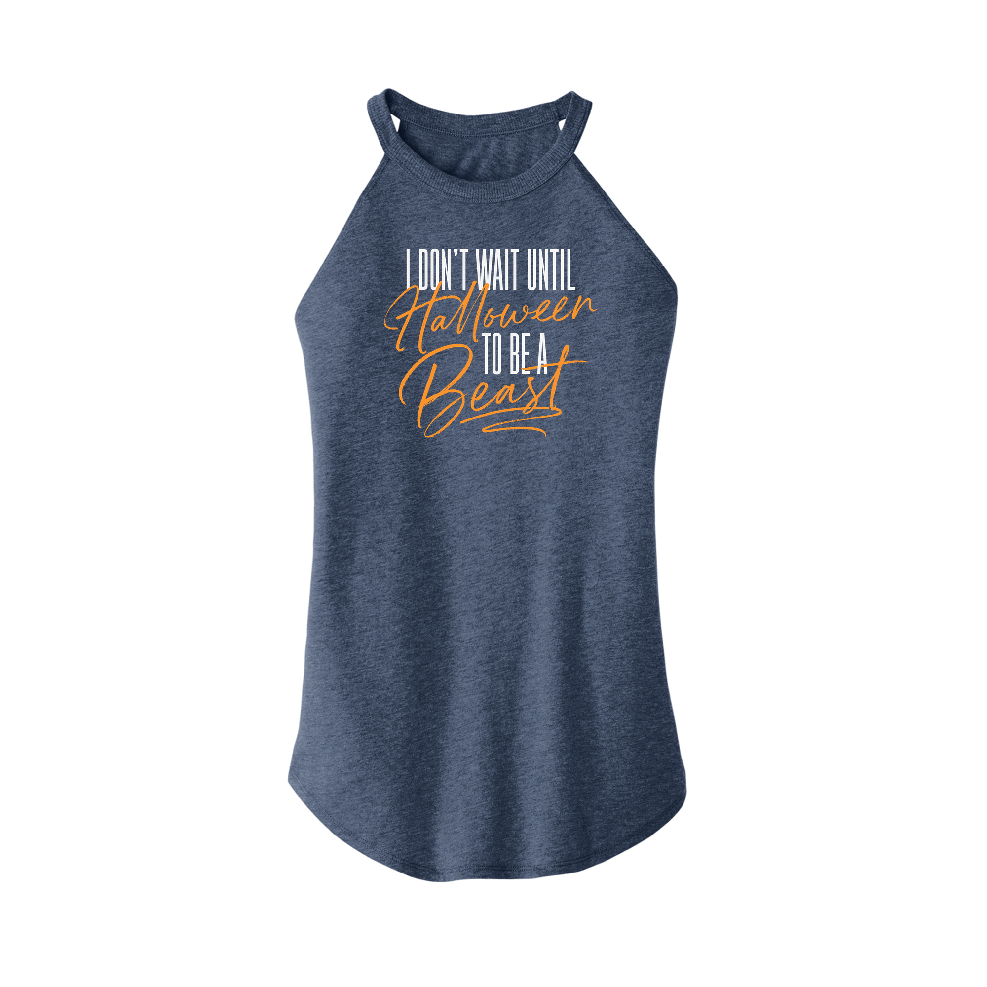 Womens X-Small Navy Heather Tank Top