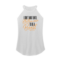 Womens X-Small White Rocker Tank Top