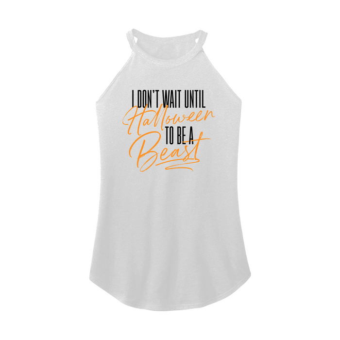 Womens X-Small White Rocker Tank Top