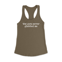 Womens X-Small Military Green Style_Tank Top