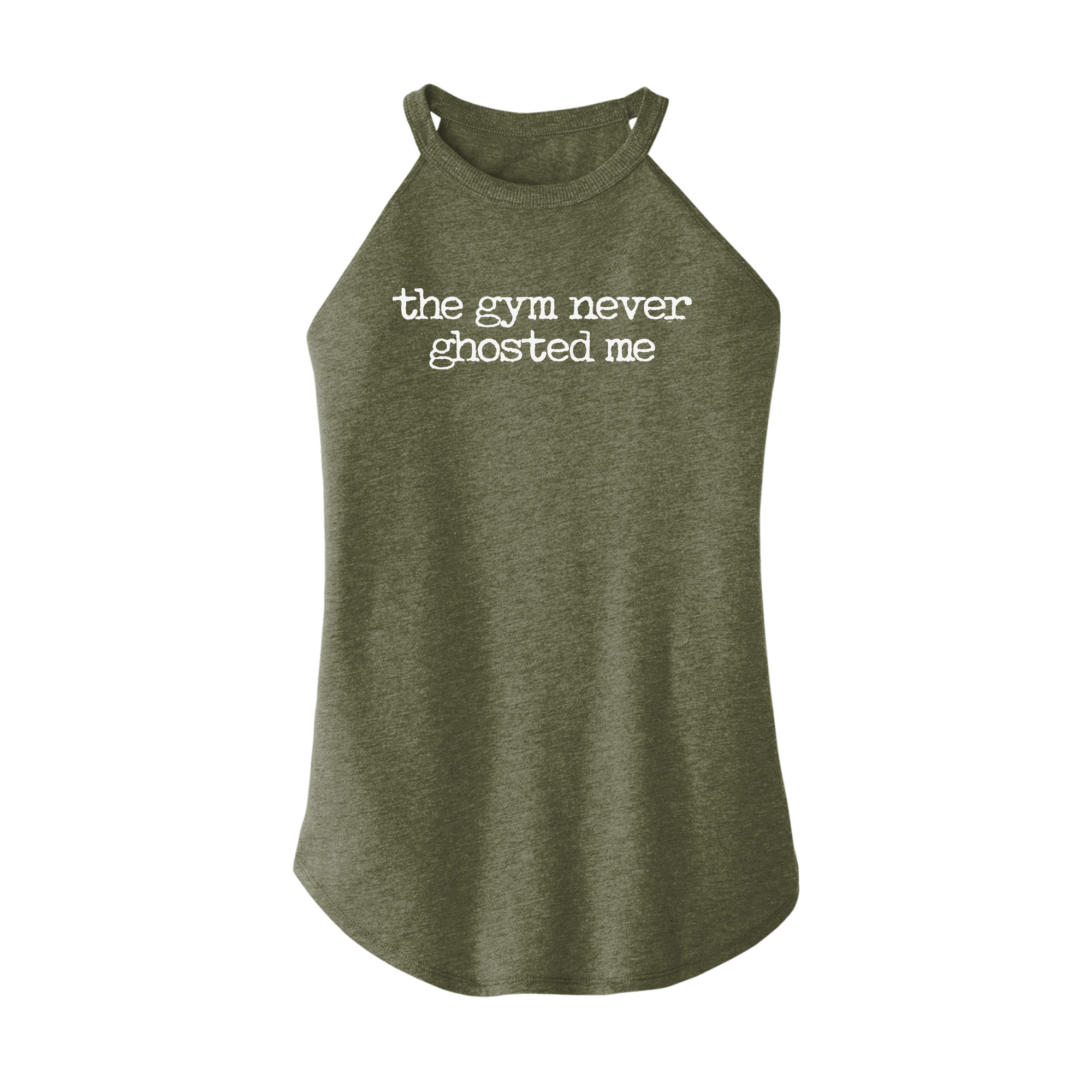 Womens X-Small Military Green Rocker Tank Top