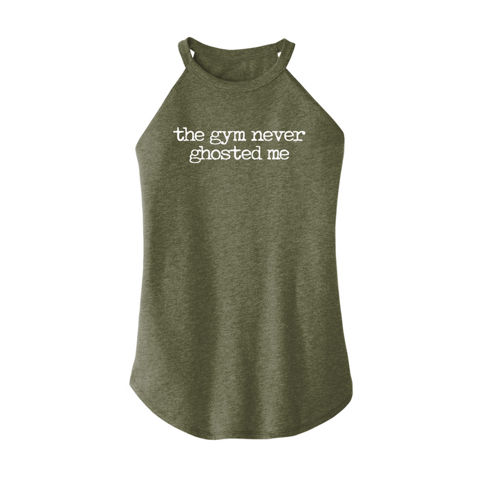 Womens X-Small Military Green Rocker Tank Top