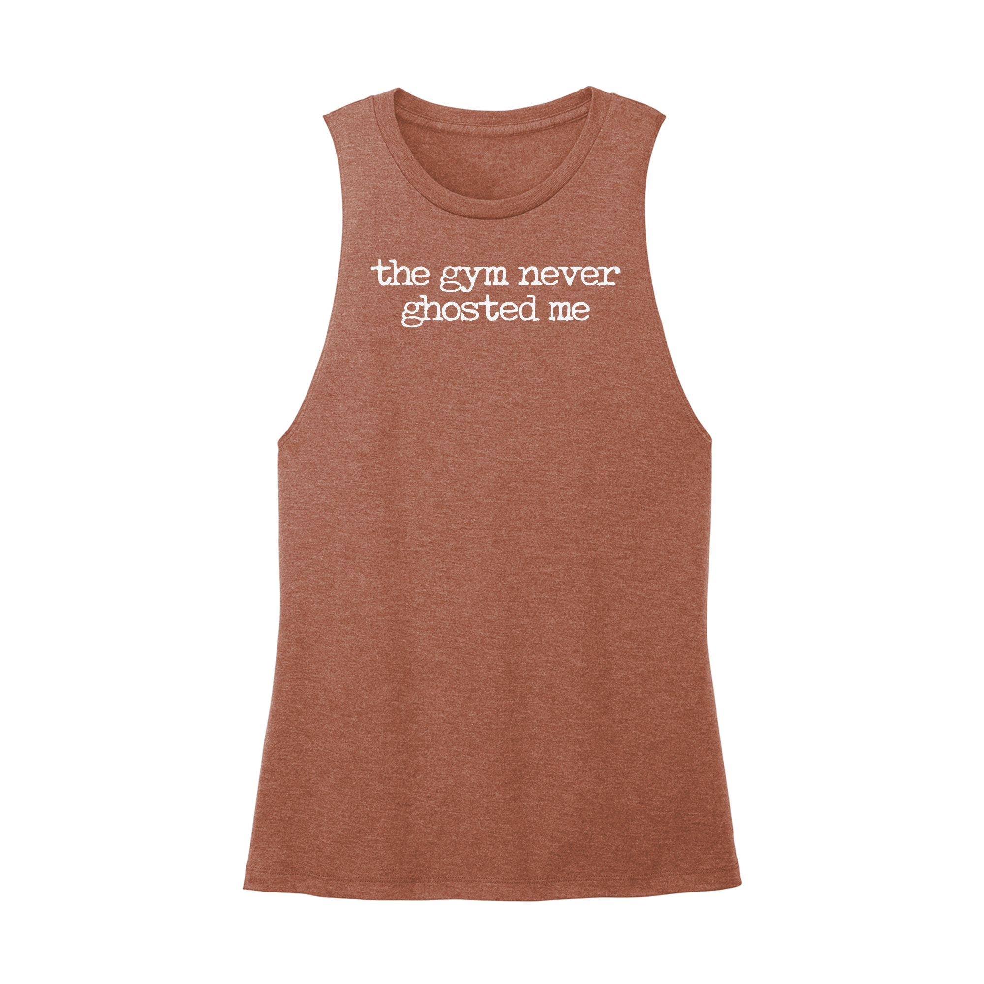 Womens X-Small Brown Muscle Tank