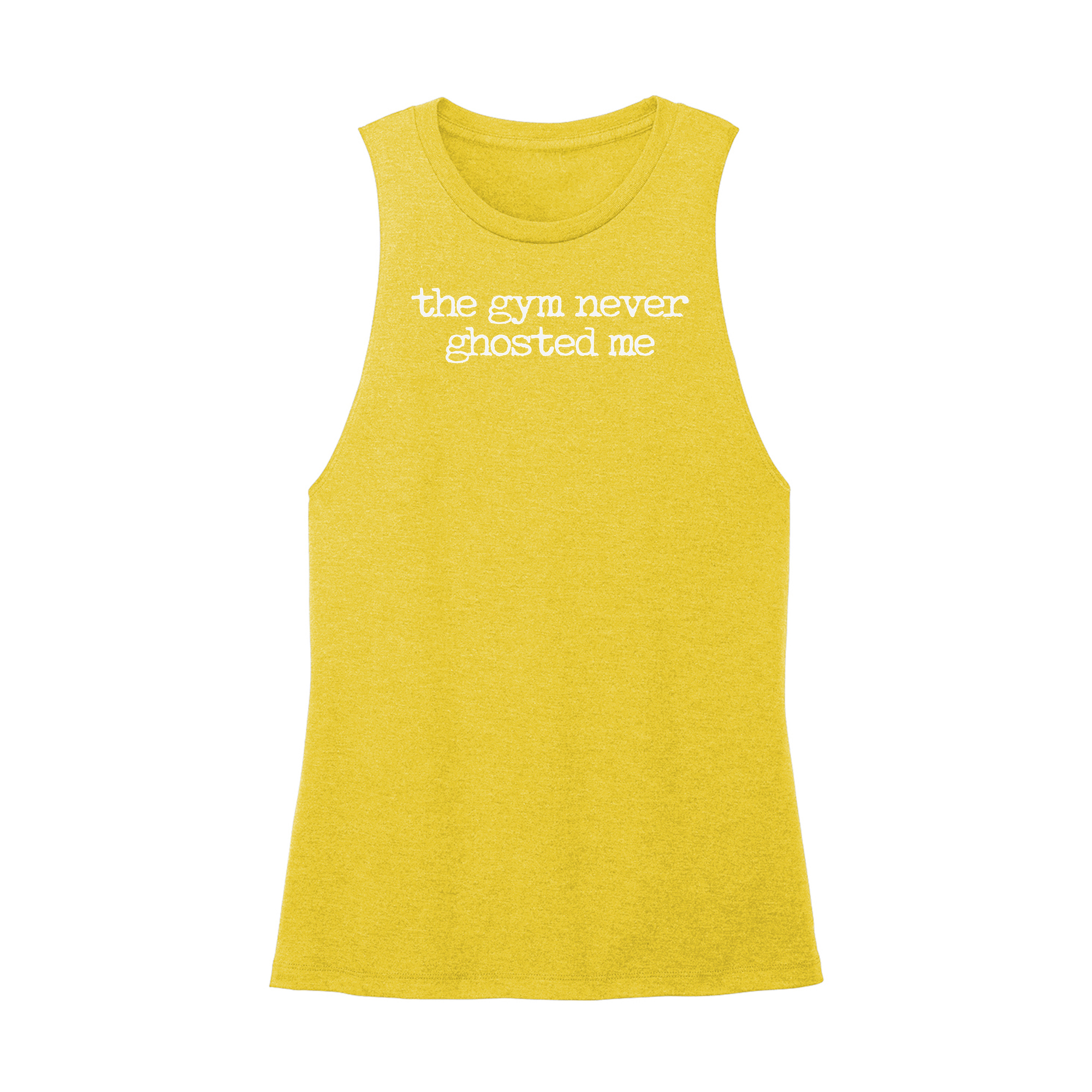 Womens X-Small Yellow Muscle Tank