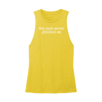 Womens X-Small Yellow Muscle Tank