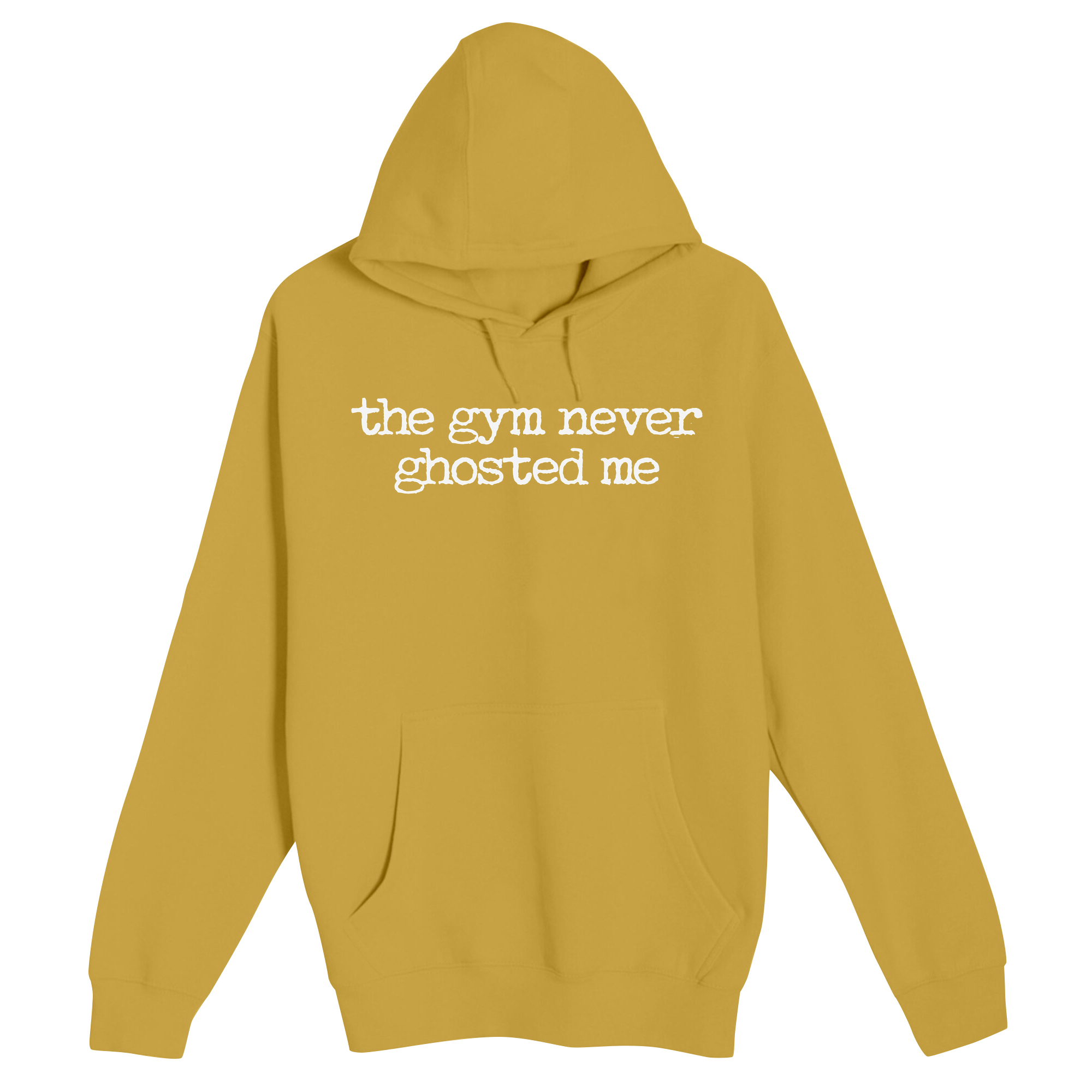 Unisex Small Antique Gold Pullover Hooded Sweatshirt