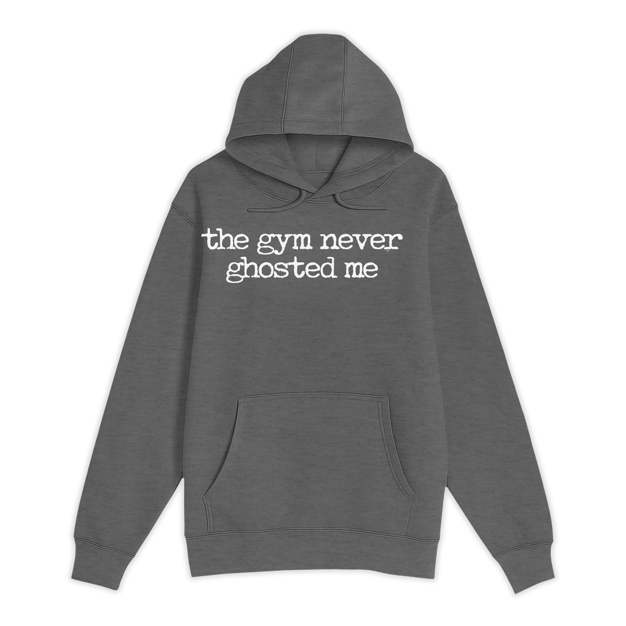 Unisex Small Charcoal Heather Pullover Hooded Sweatshirt