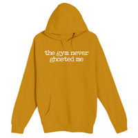 Unisex Small Yellow Pullover Hooded Sweatshirt