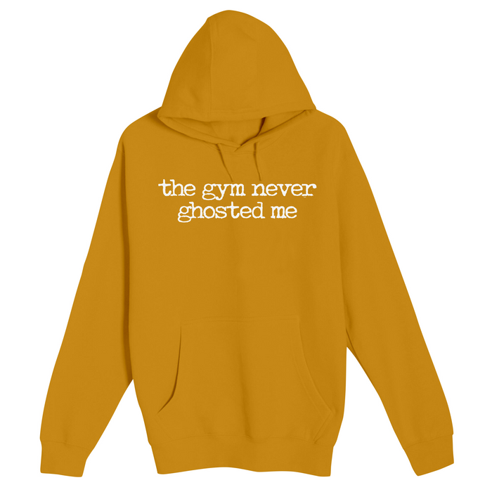 Unisex Small Yellow Pullover Hooded Sweatshirt