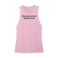 Womens X-Small Light Pink Muscle Tank
