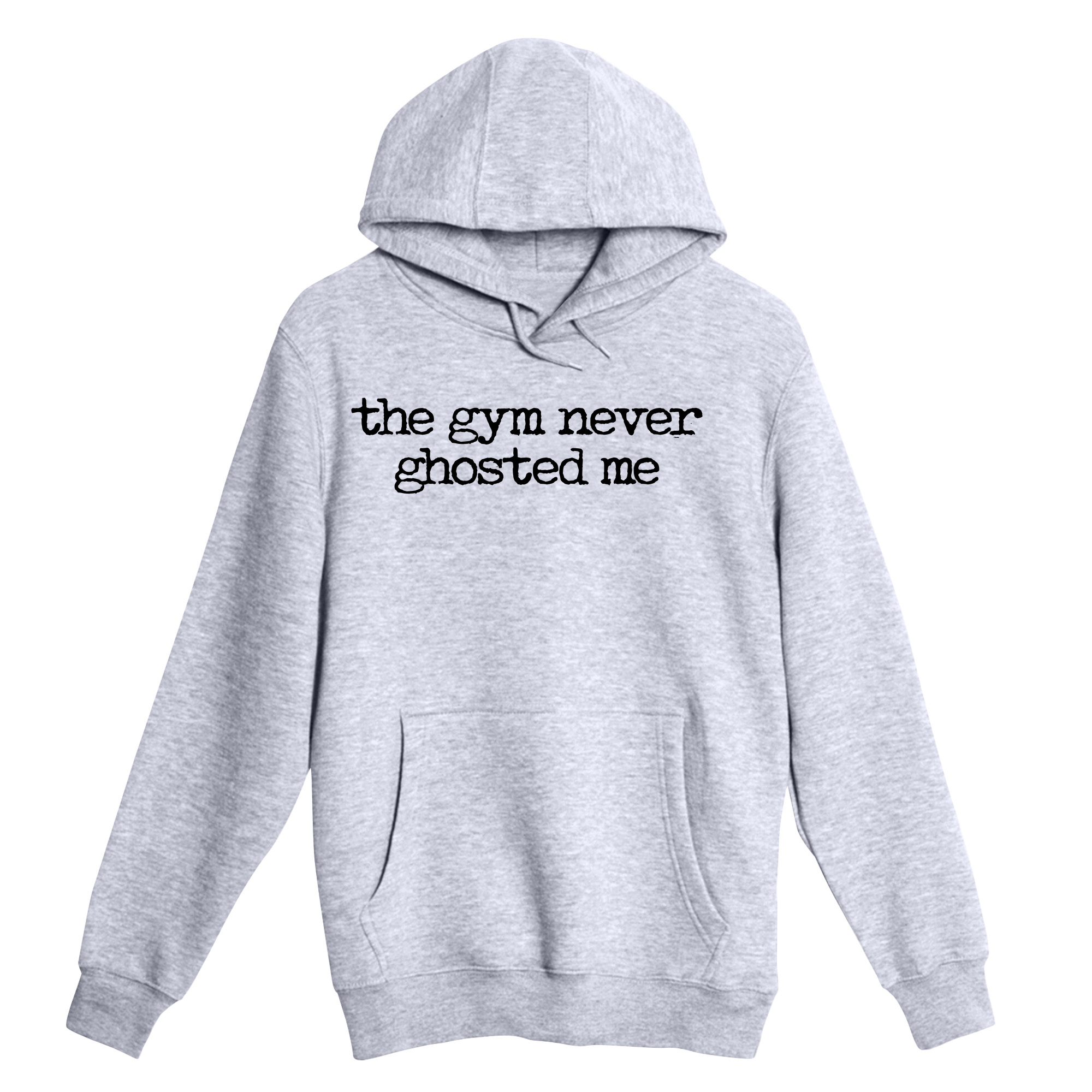 Unisex Small Heather Gray Pullover Hooded Sweatshirt