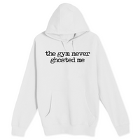 Unisex Small White Pullover Hooded Sweatshirt