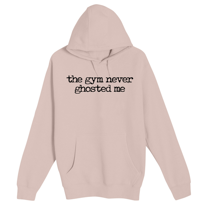 Unisex Small Light Pink Pullover Hooded Sweatshirt