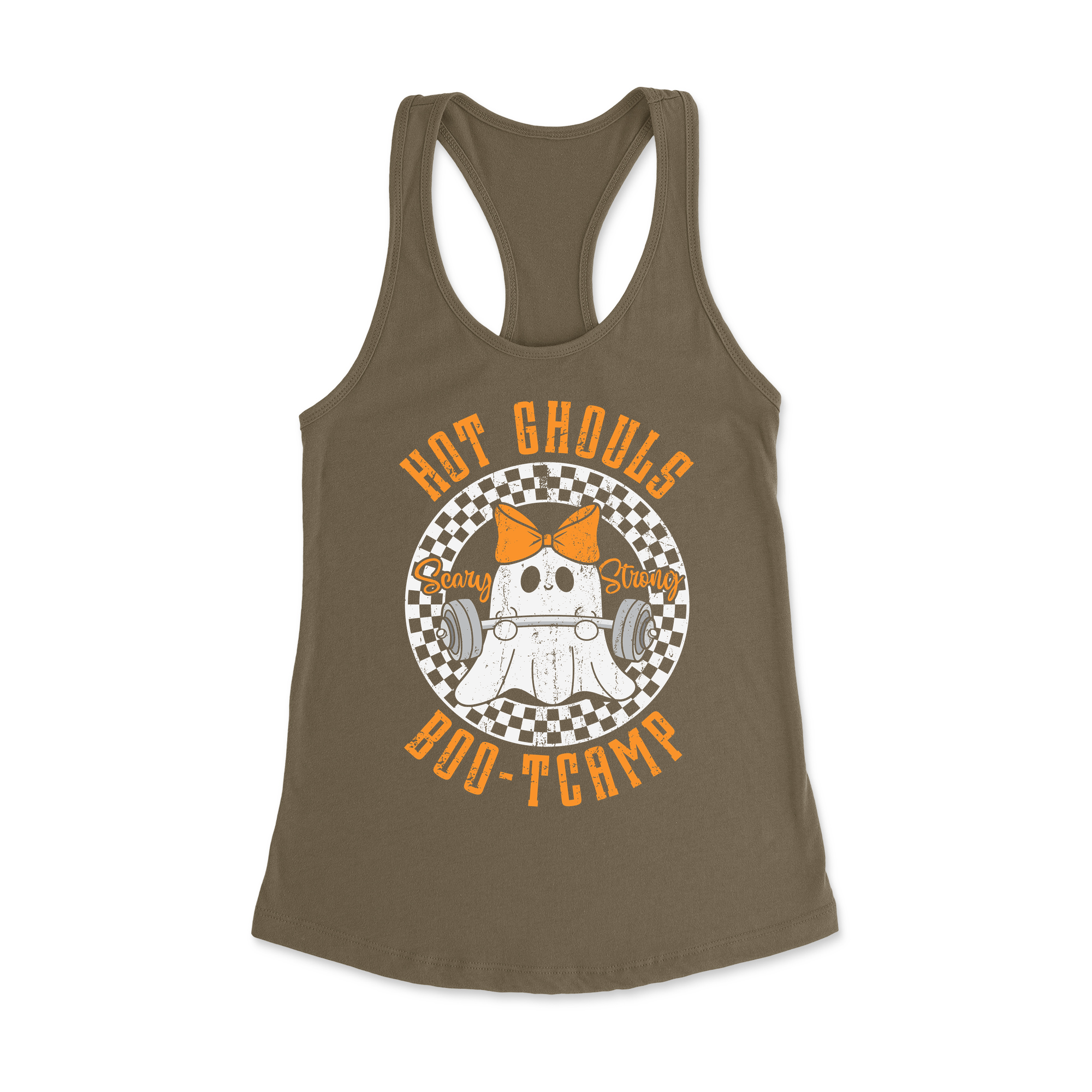 Womens X-Small Military Green Style_Tank Top