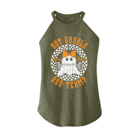 Womens X-Small Military Green Rocker Tank Top