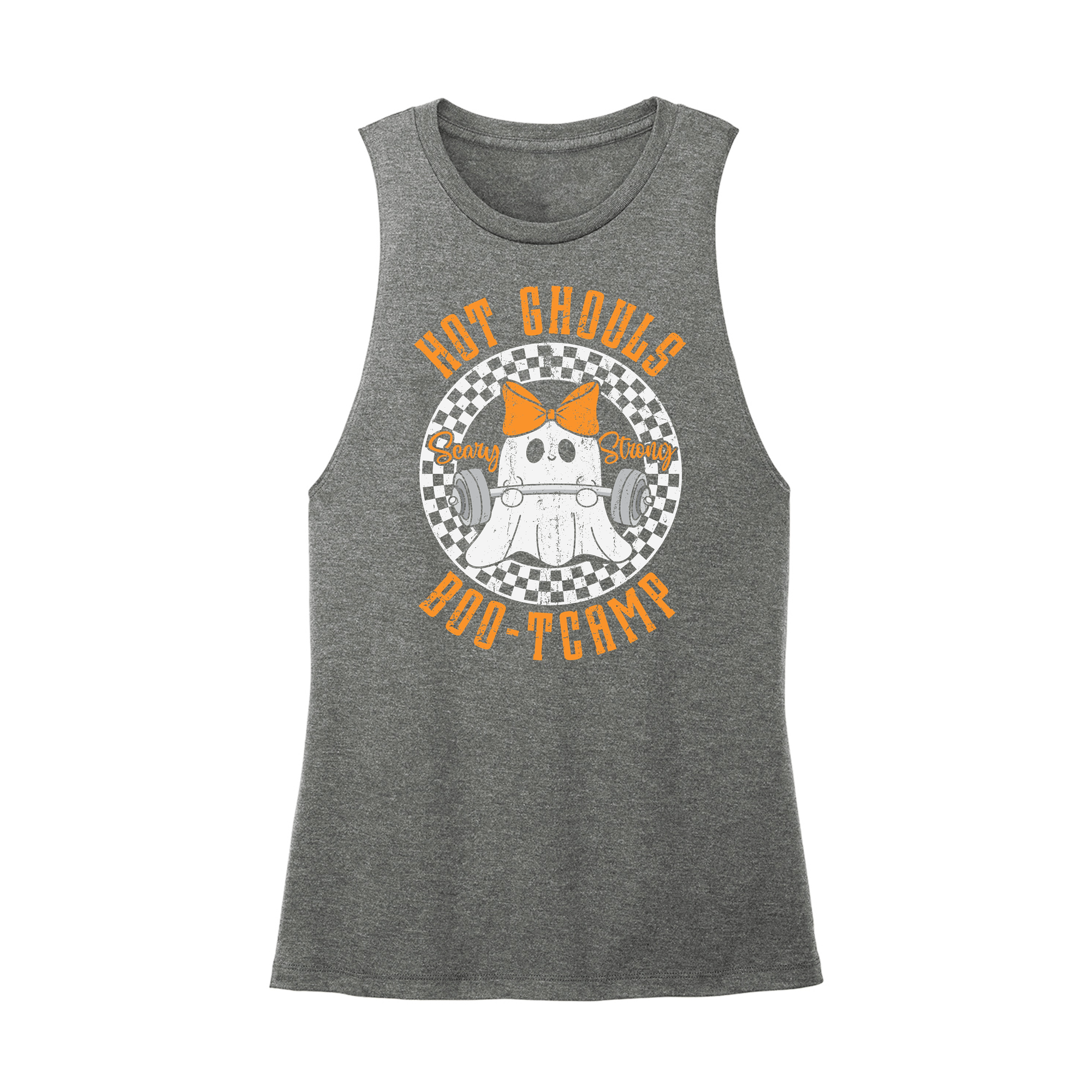 Womens X-Small Dark Gray Muscle Tank