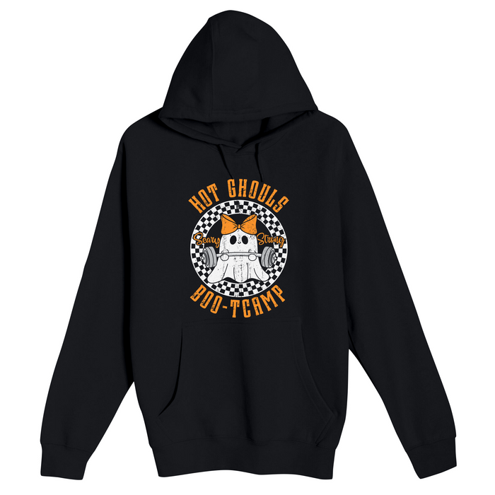 Unisex Small Black Pullover Hooded Sweatshirt