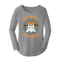 Womens X-Small Grey Long Sleeve Tunic Tee