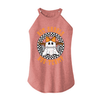 Womens X-Small Light Pink Rocker Tank Top