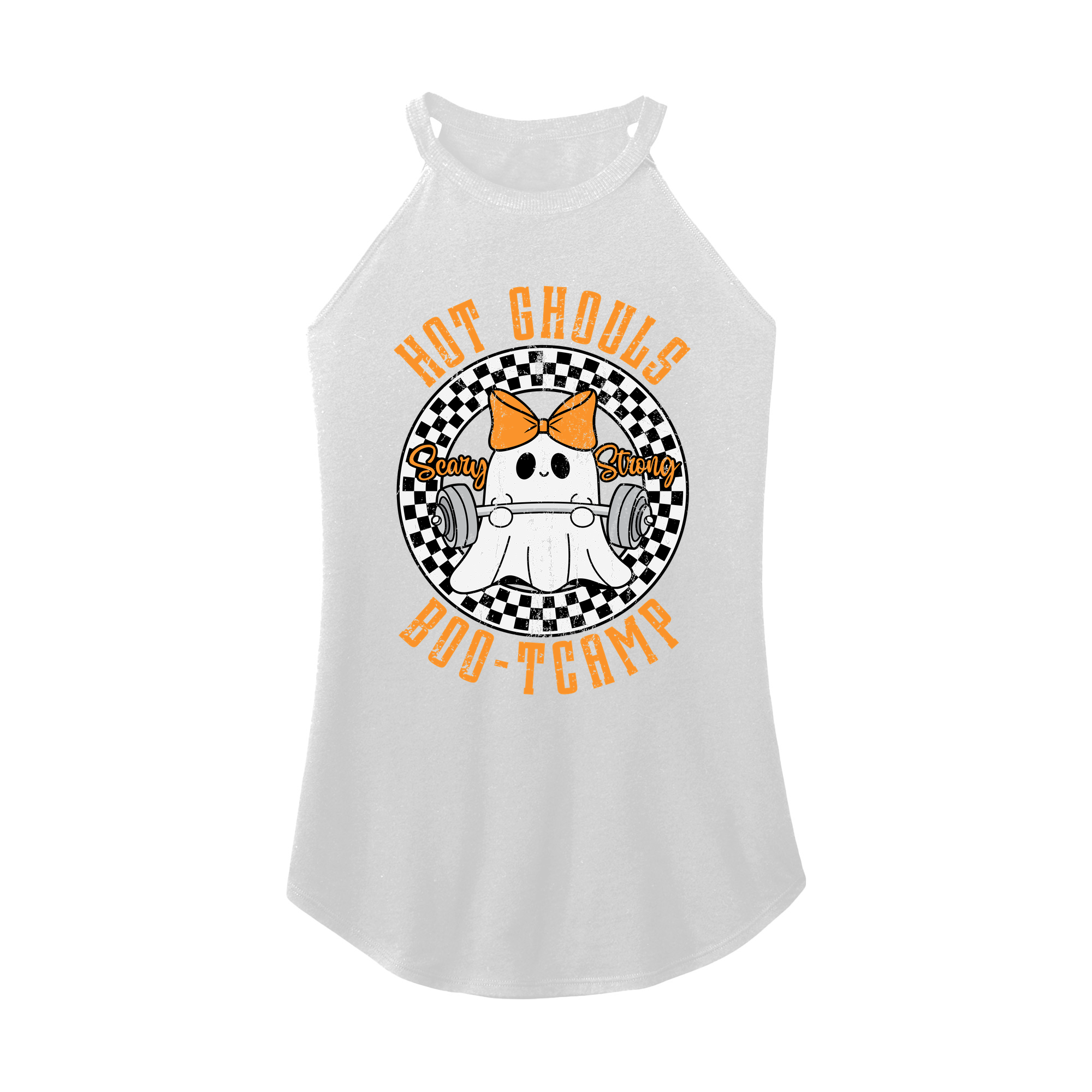 Womens X-Small White Rocker Tank Top