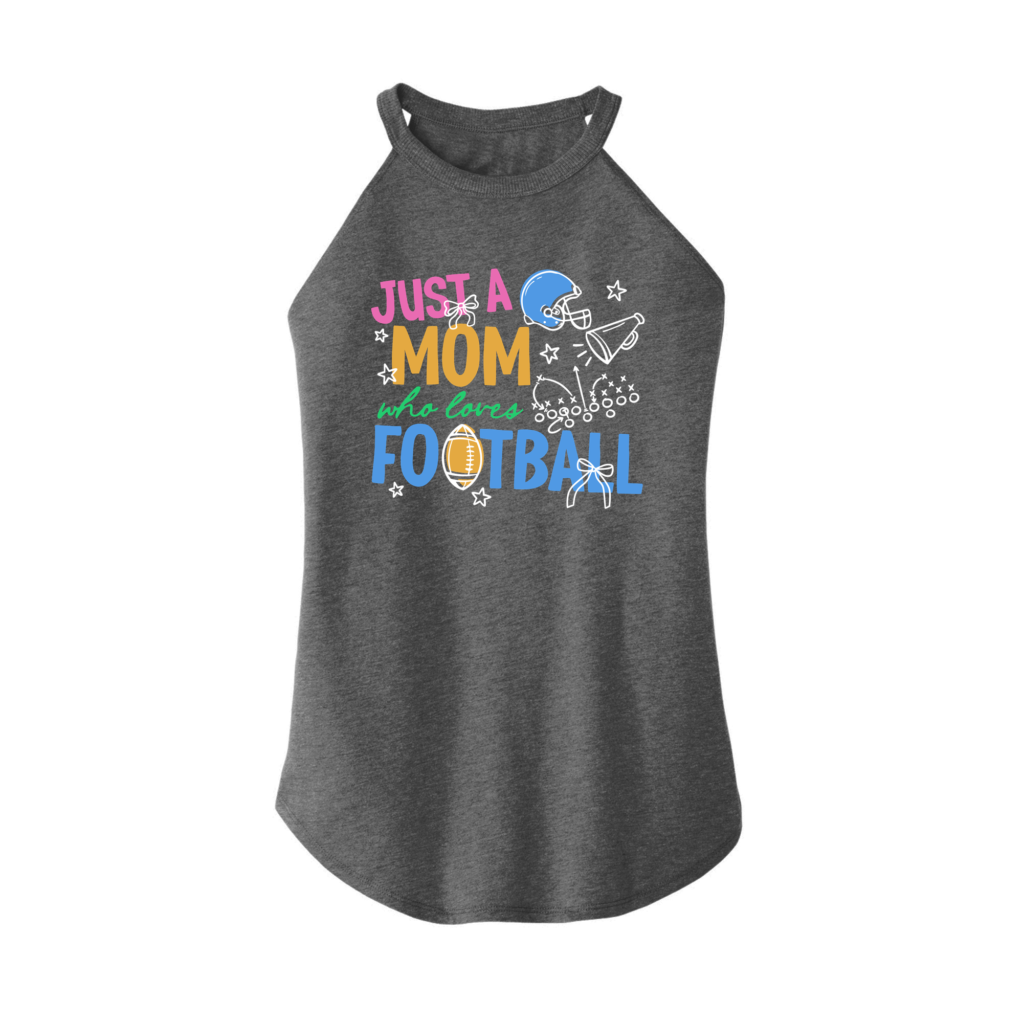 Womens X-Small Grey Rocker Tank Top