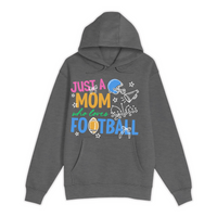 Unisex Small Charcoal Heather Pullover Hooded Sweatshirt