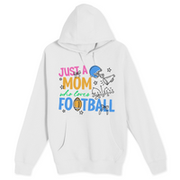 Unisex Small White Pullover Hooded Sweatshirt