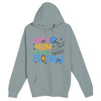 Unisex Small Blue Mist Pullover Hooded Sweatshirt