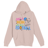 Unisex Small Light Pink Pullover Hooded Sweatshirt