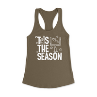 Womens X-Small Military Green Style_Tank Top