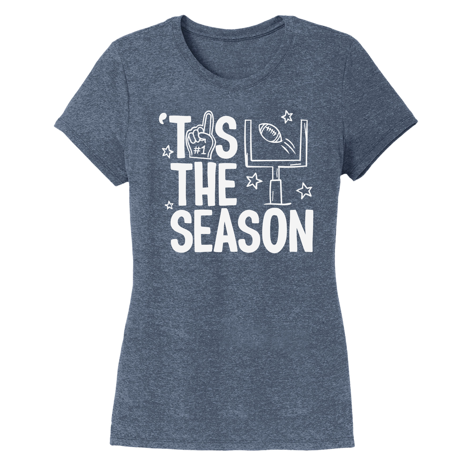 Womens X-Small Navy Heather Style_T-Shirt