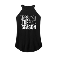 Womens X-Small Black Rocker Tank Top