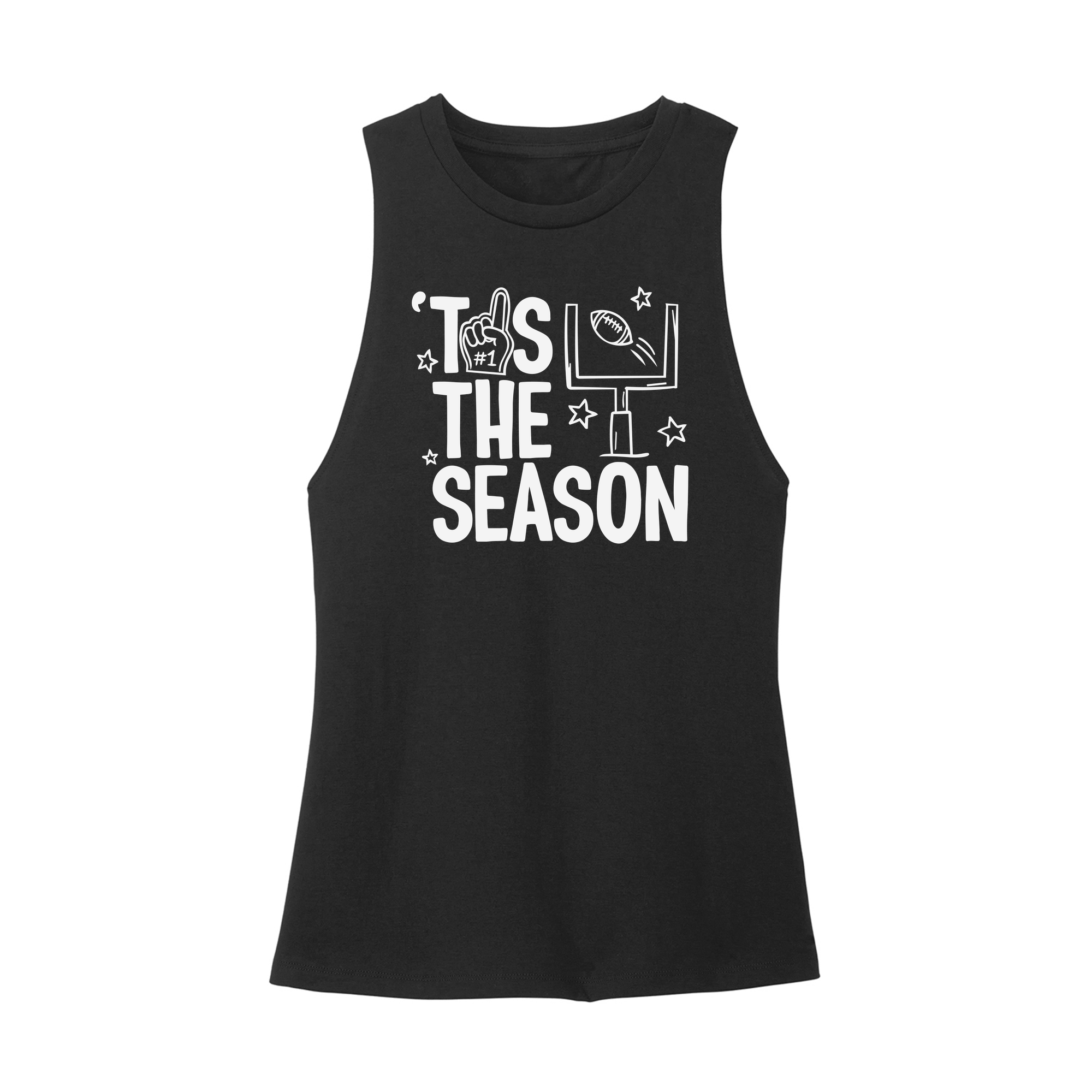 Womens X-Small Black Muscle Tank