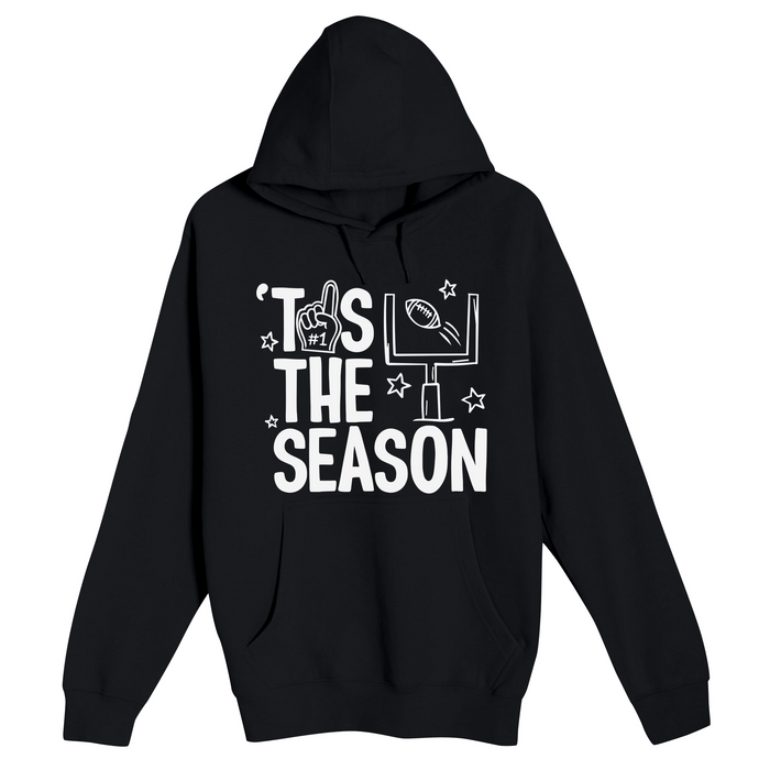 Unisex Small Black Pullover Hooded Sweatshirt